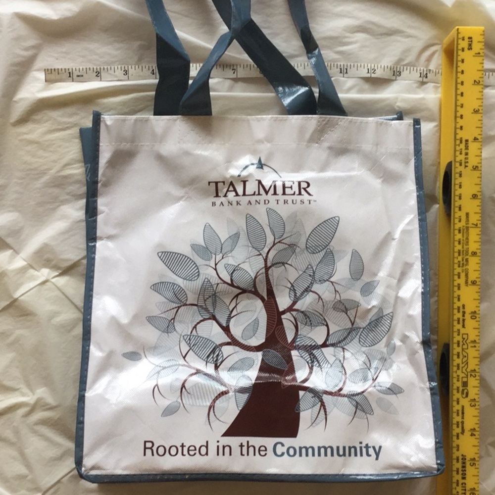 Talmer Bank & Trust plastic bag
